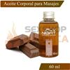 Aceite para masajes chocolate 70cc
